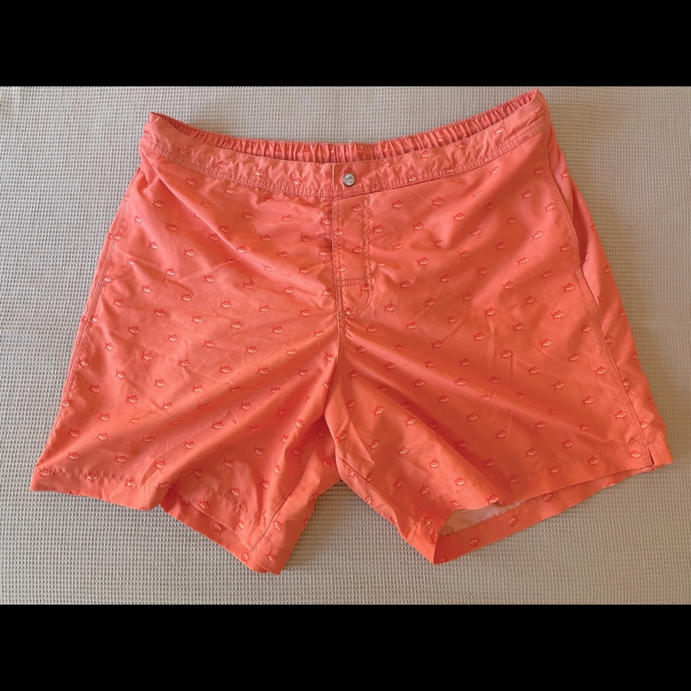 Southern Tide Orange Bathing Suit..Size XL